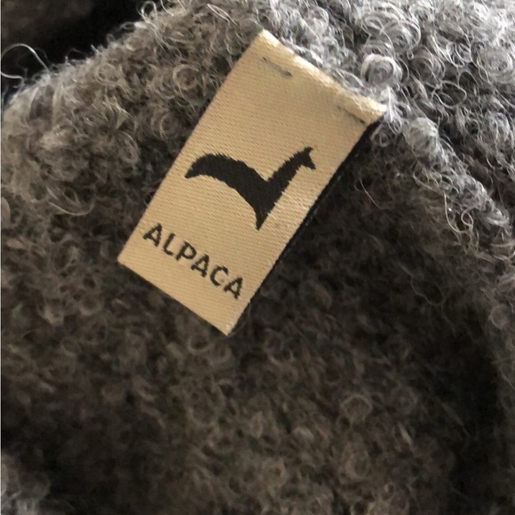 NWT Peruvian Link Alpaca Collection Open Ombre Two Tone Cardigan One Size - Picture 6 of 6